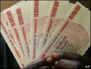 Zimbabwe introduces Z100bn note